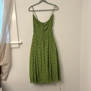 NWT Reformation Bran Dress, Samantha Green, Size 10